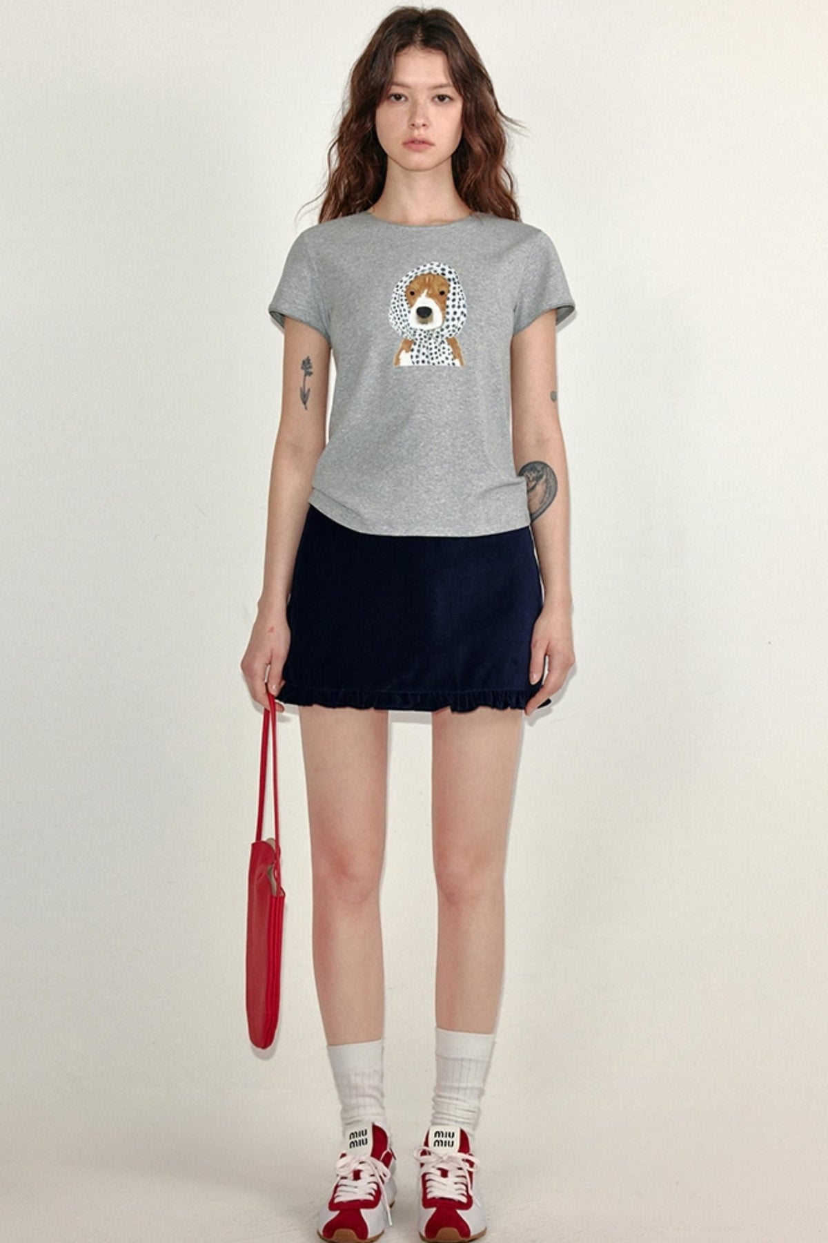 Polka Dot Puppy Tee