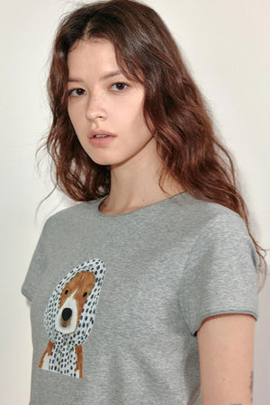Polka Dot Puppy Tee