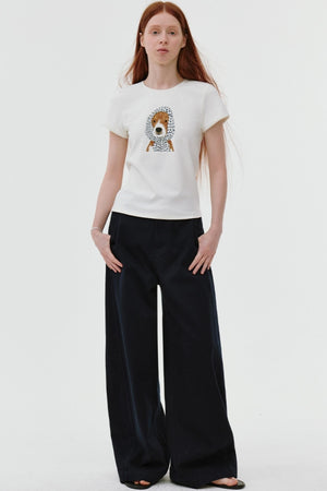 Polka Dot Puppy Tee