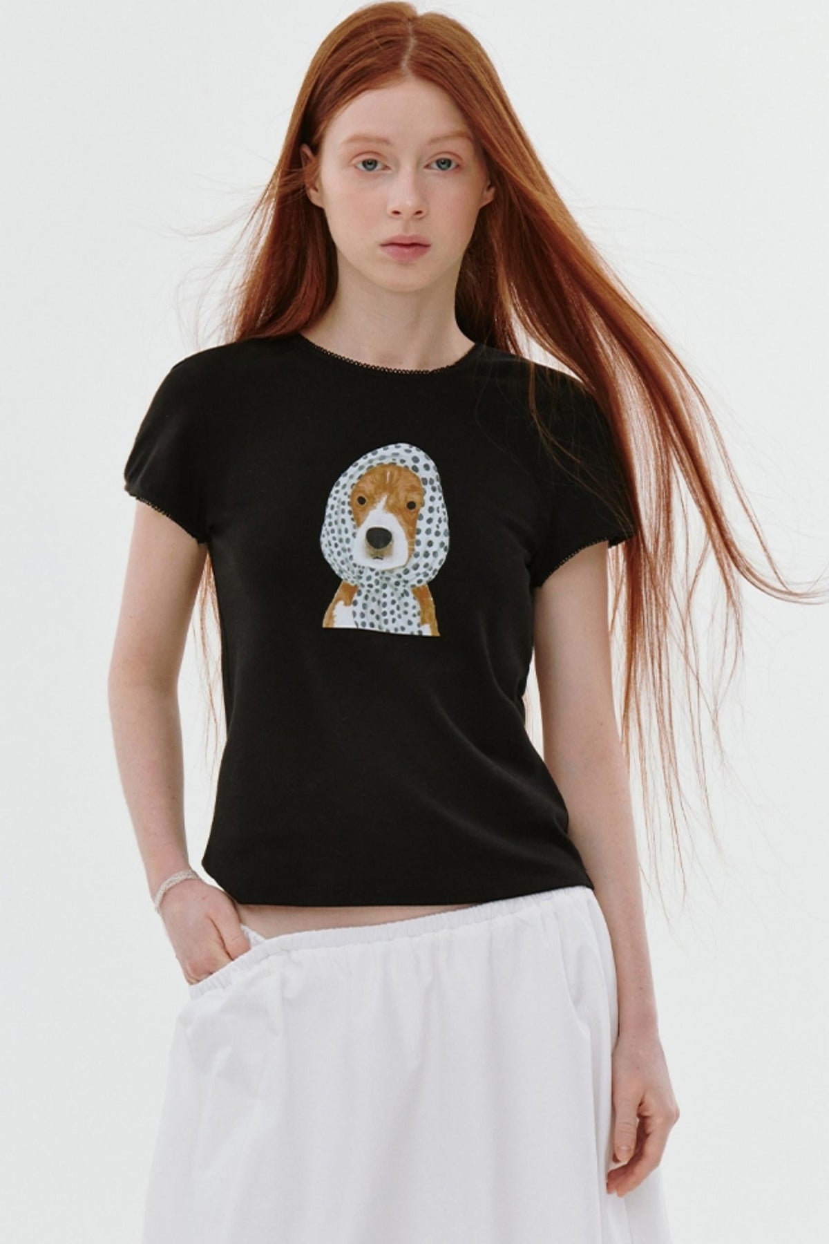 Polka Dot Puppy Tee
