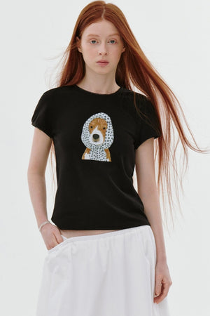 Polka Dot Puppy Tee