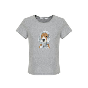 Polka Dot Puppy Tee