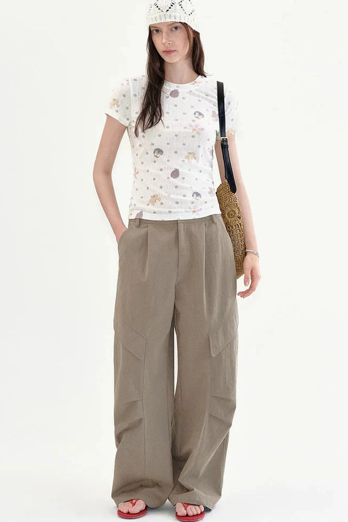 Polka Dot Slim Top