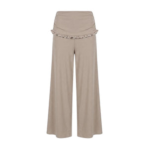 Polka Dot Tencel Top and Pants Set-Up