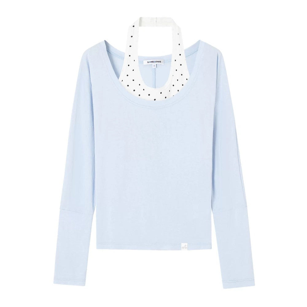 Polka Dot Two-Piece Layered Set