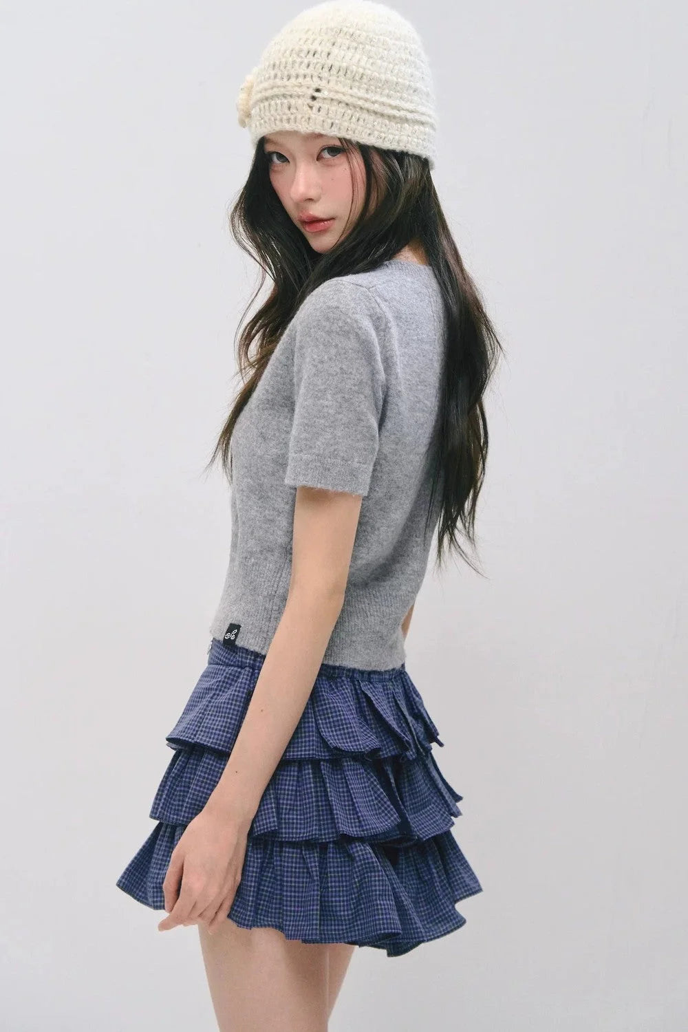 Pony Jacquard Short-Sleeved Top