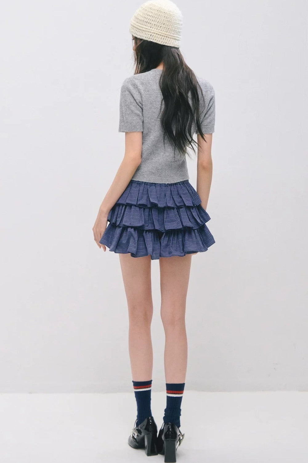 Pony Jacquard Short-Sleeved Top