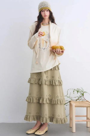 Pony Print Layered Top Set