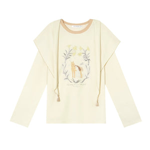 Pony Print Layered Top Set