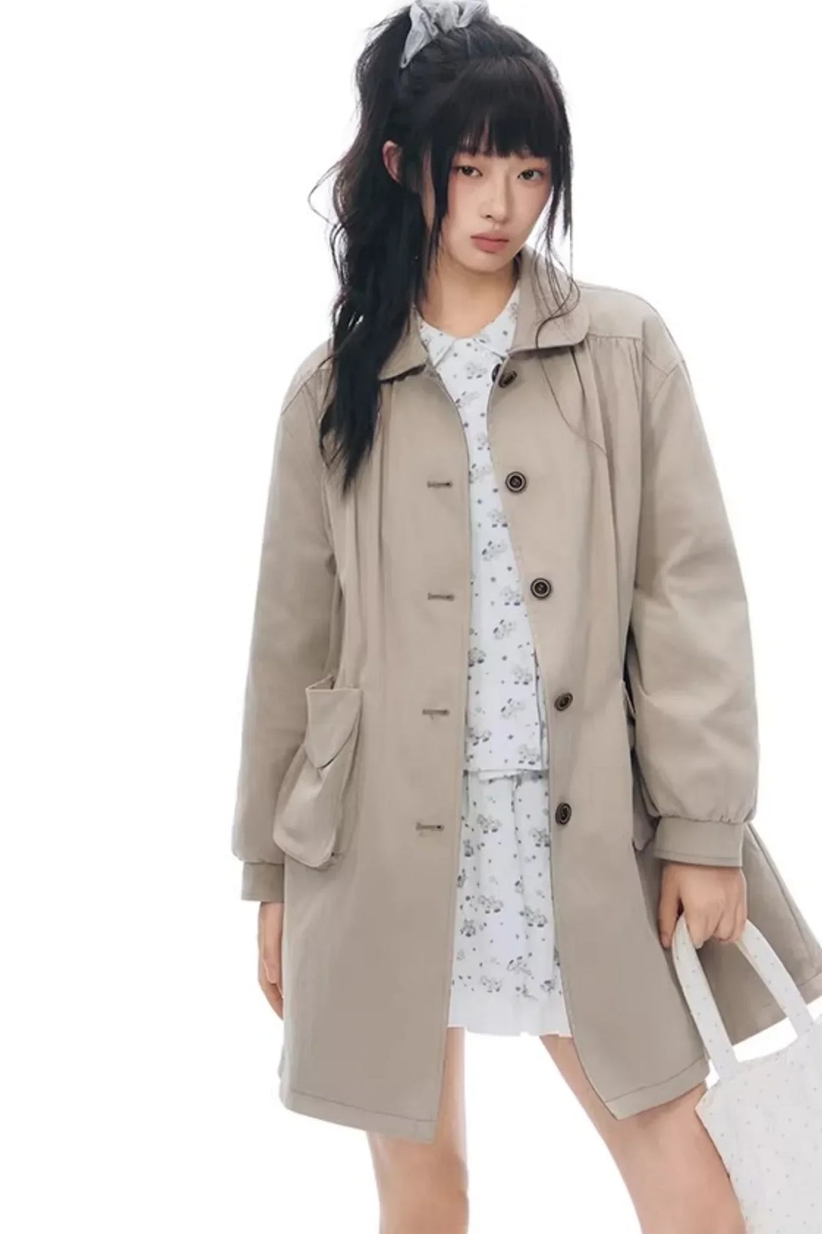 Pony Print Shirt Skirt Set-Up