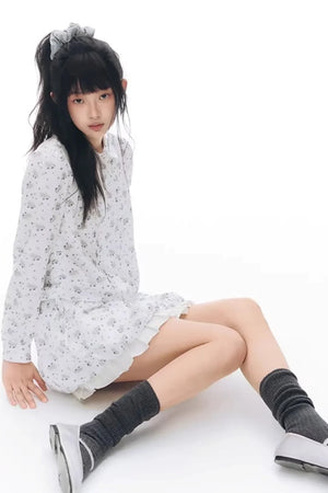 Pony Print Shirt Skirt Set-Up