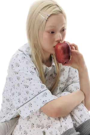 Pony-Printed Pajama Set-Up