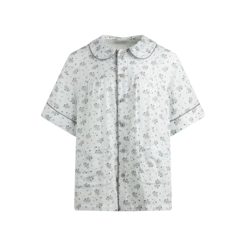 Pony-Printed Pajama Set-Up