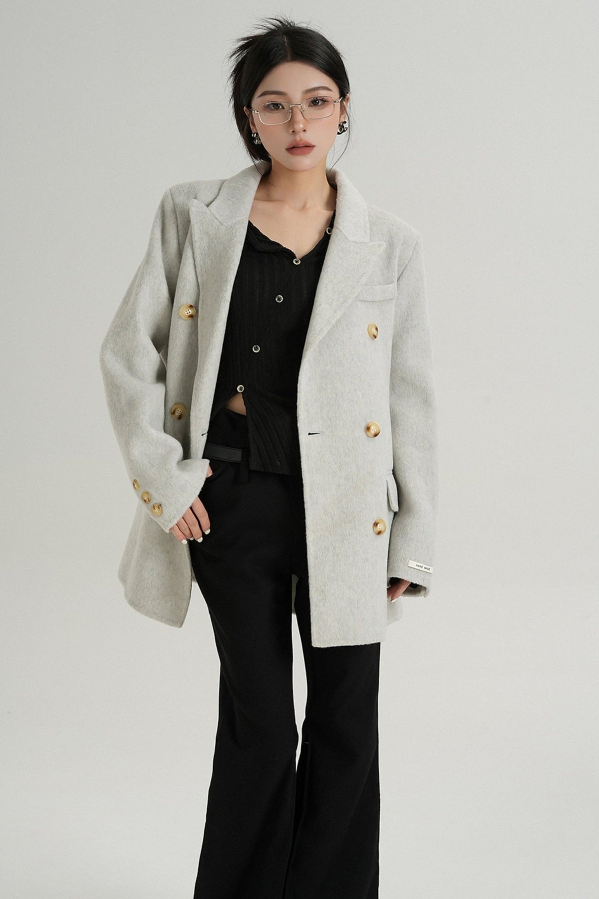 Premium Double-Breasted Wool Jacket