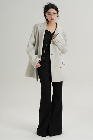 Premium Double-Breasted Wool Jacket