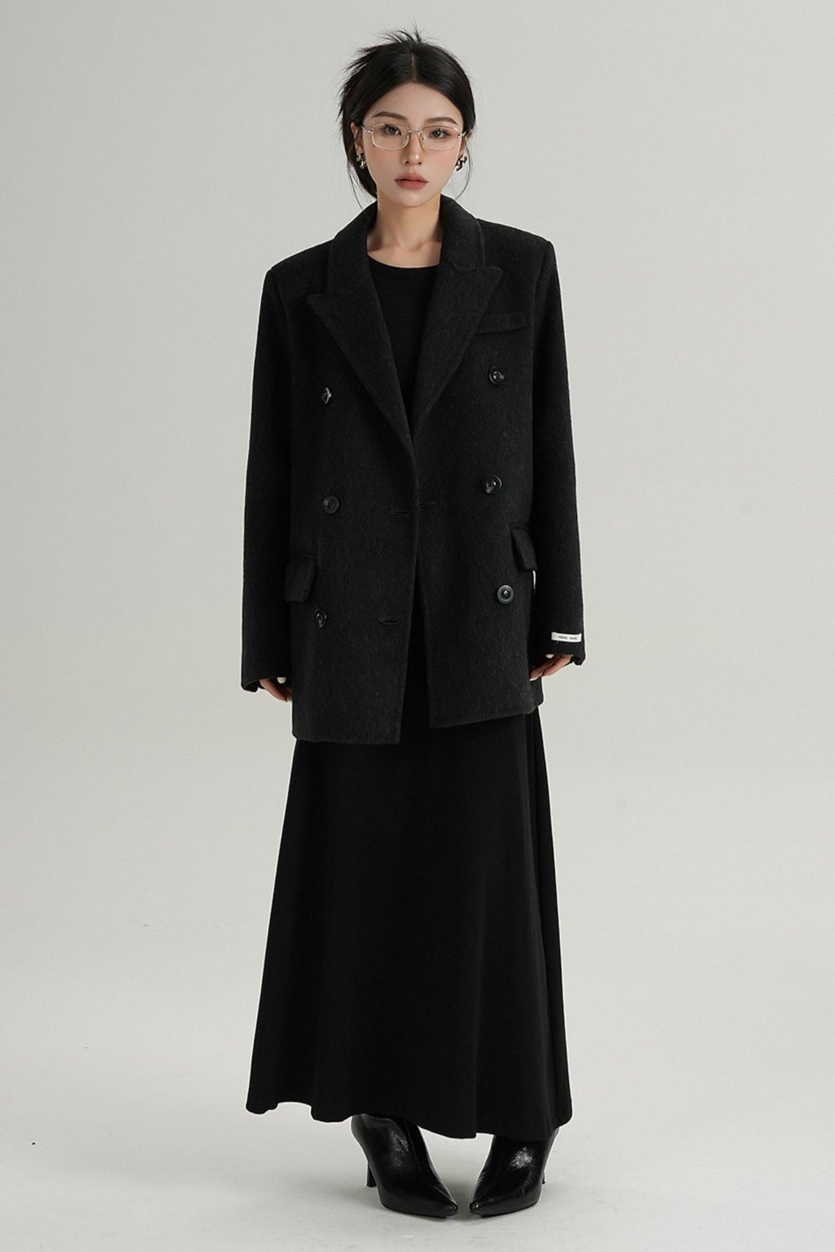 Premium Double-Breasted Wool Jacket