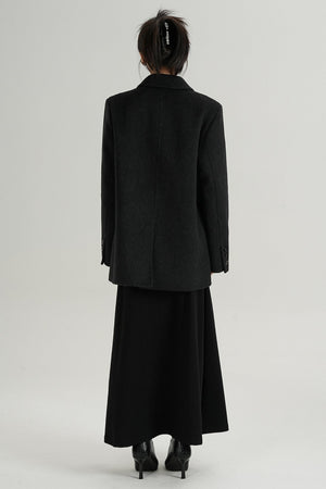 Premium Double-Breasted Wool Jacket