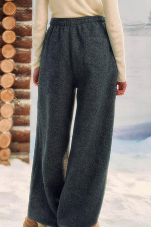 Premium Drawstring Straight Pants