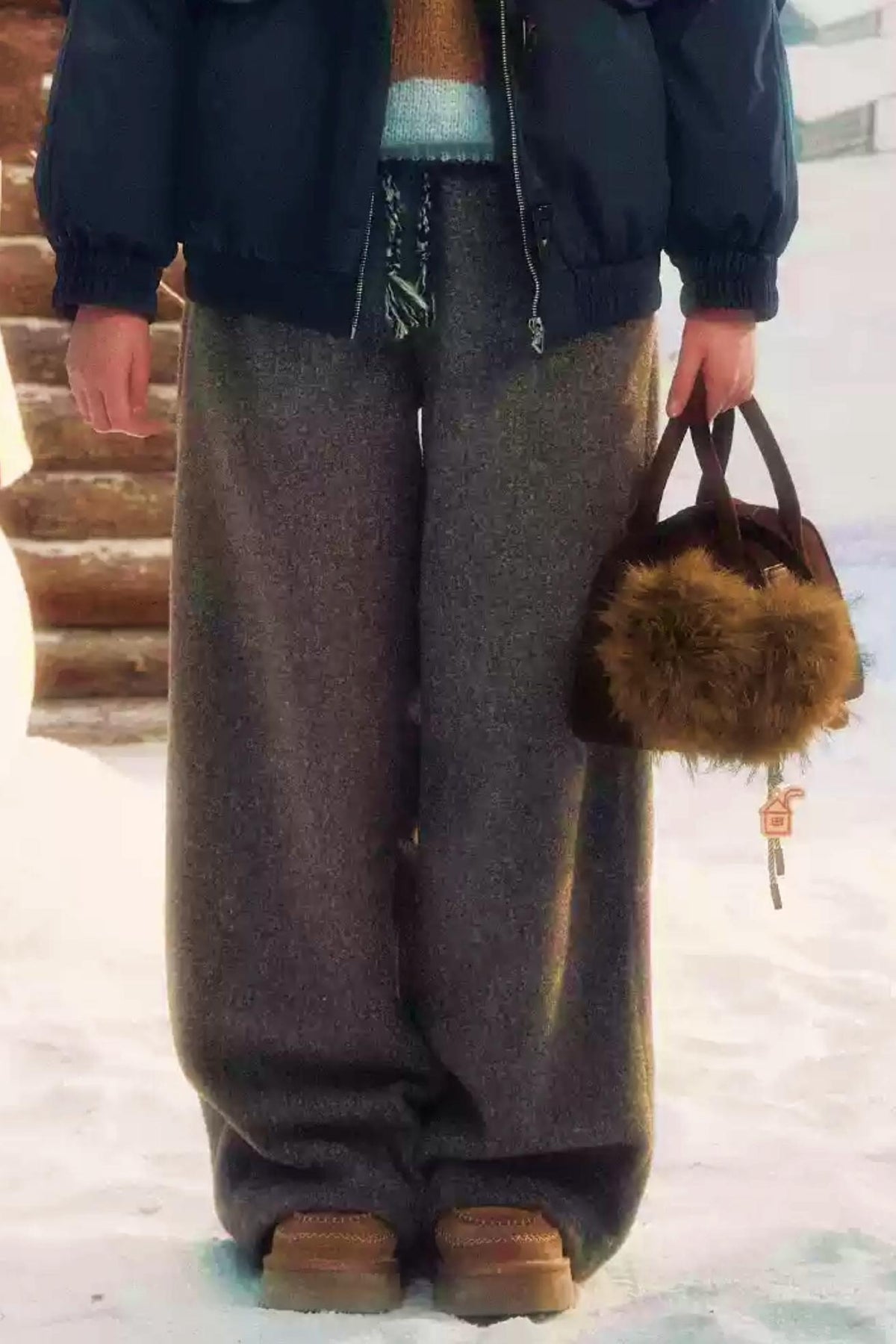 Premium Drawstring Straight Pants
