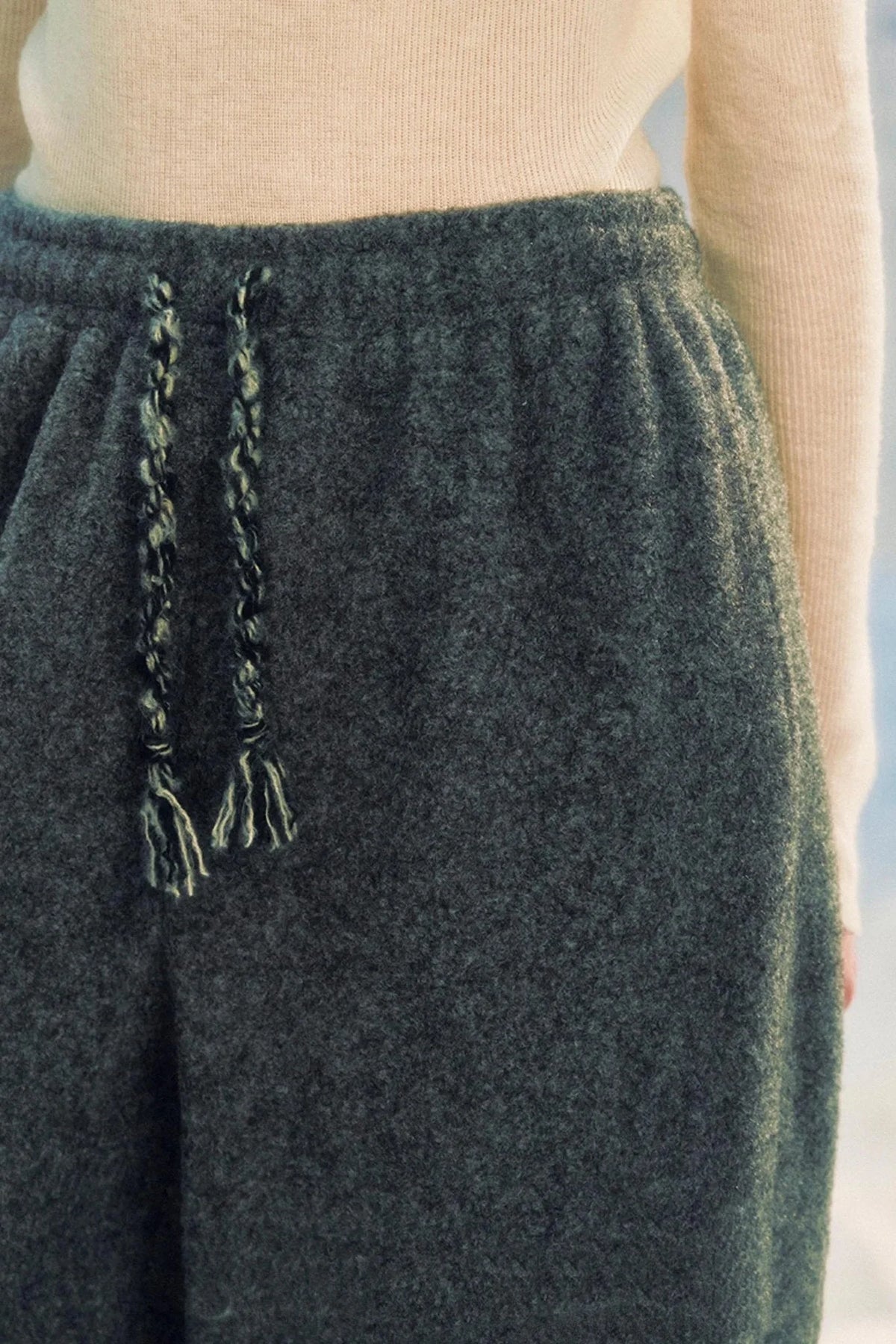 Premium Drawstring Straight Pants