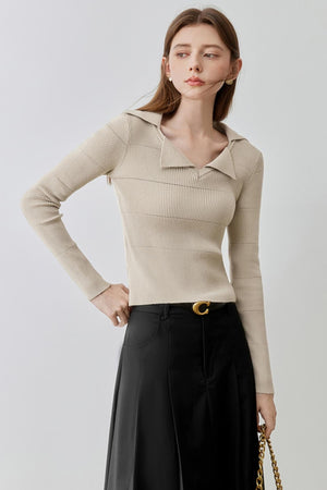 Premium Mint Knit Sweater Top