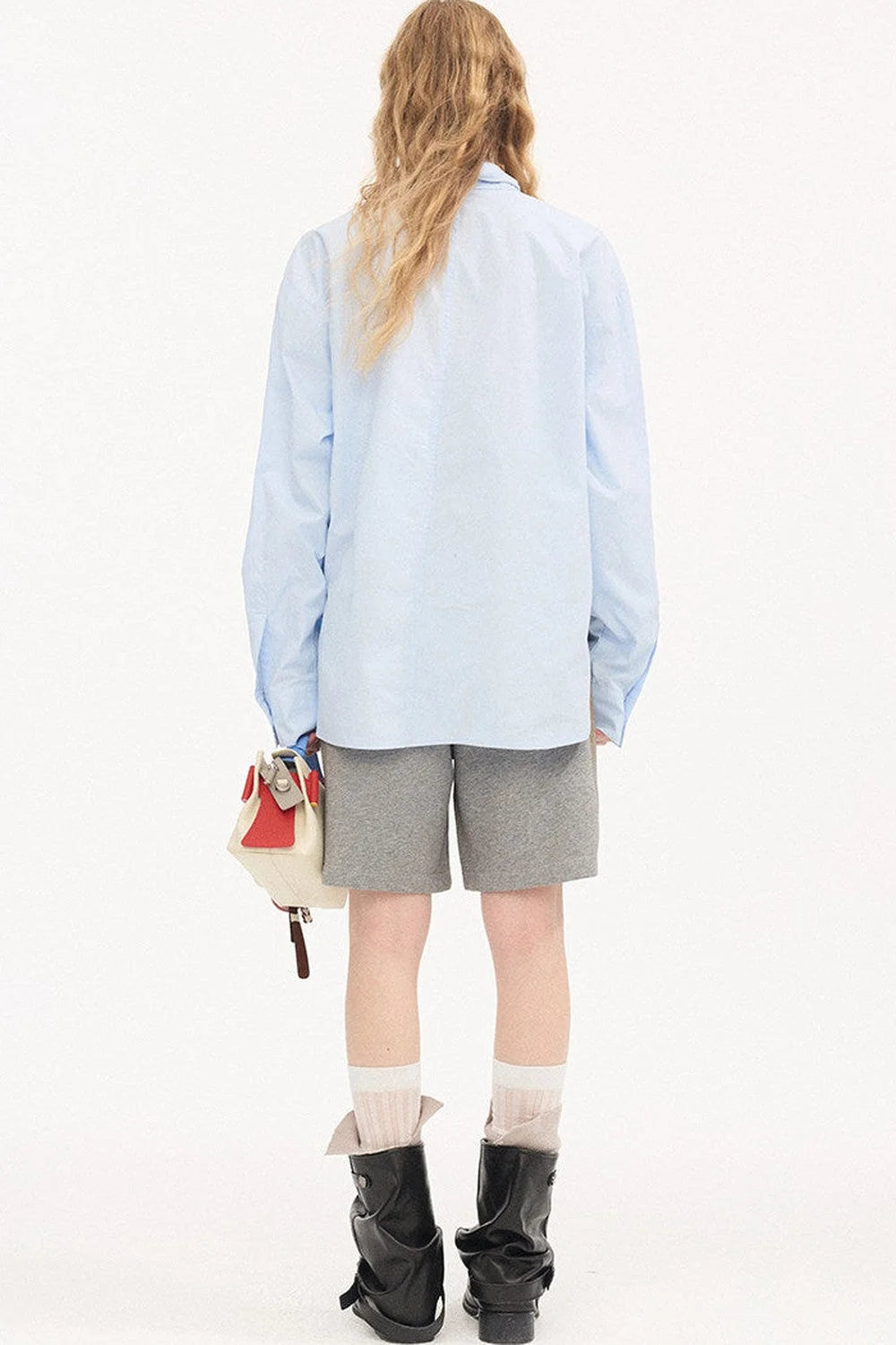 Preppy Long Sleeve Embroidered Shirt