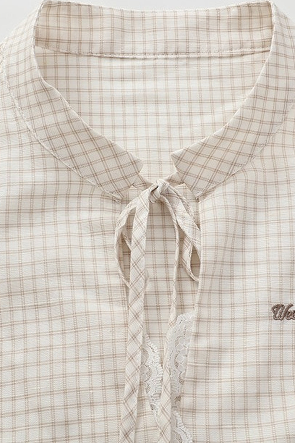 Preppy Puff Sleeve Blouse