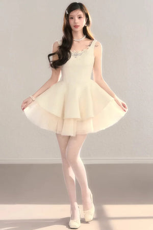 Princess Lace Puffy Dress