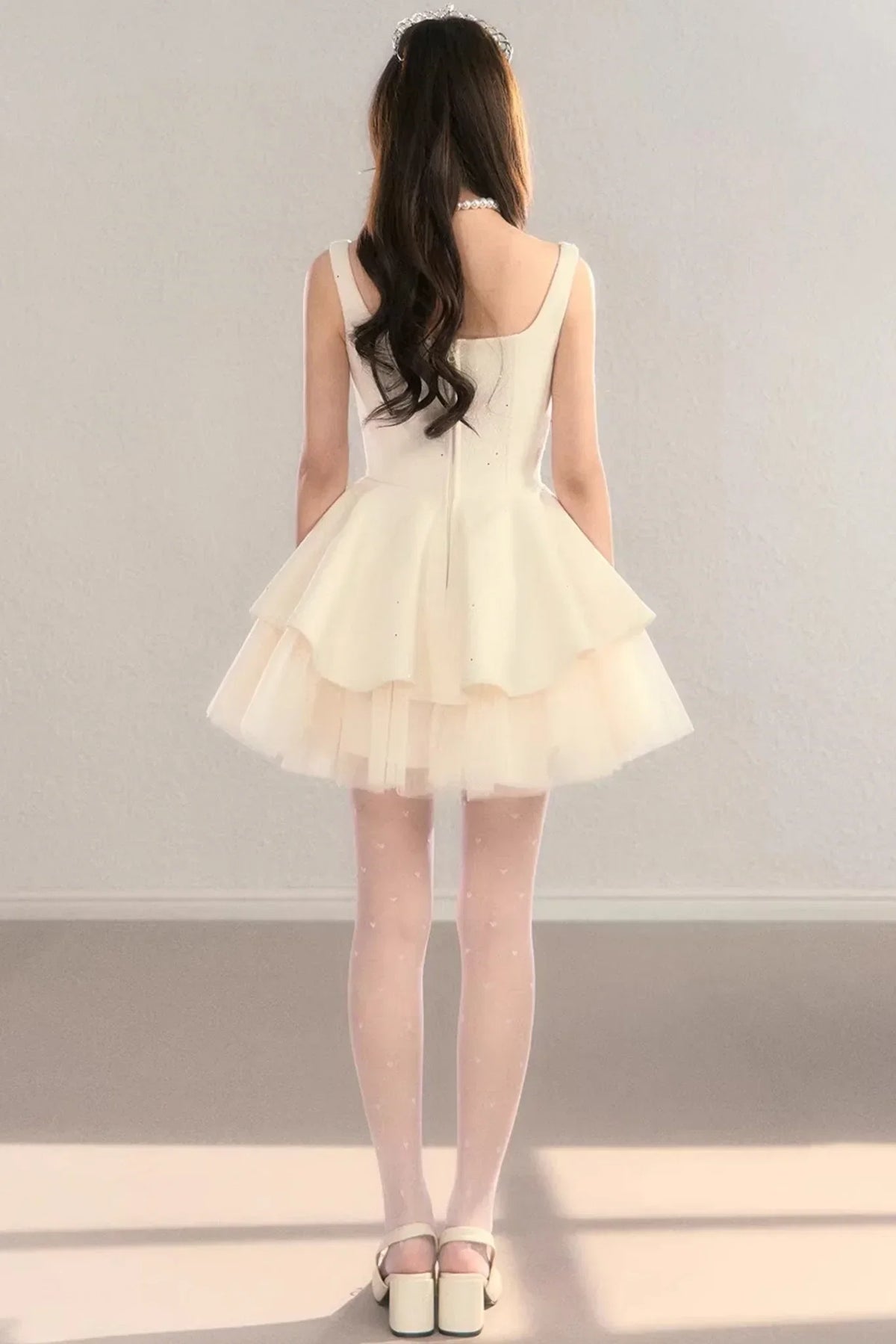 Princess Lace Puffy Dress