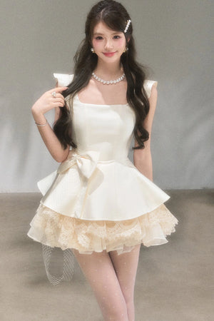 Princess Puffy Short Dress