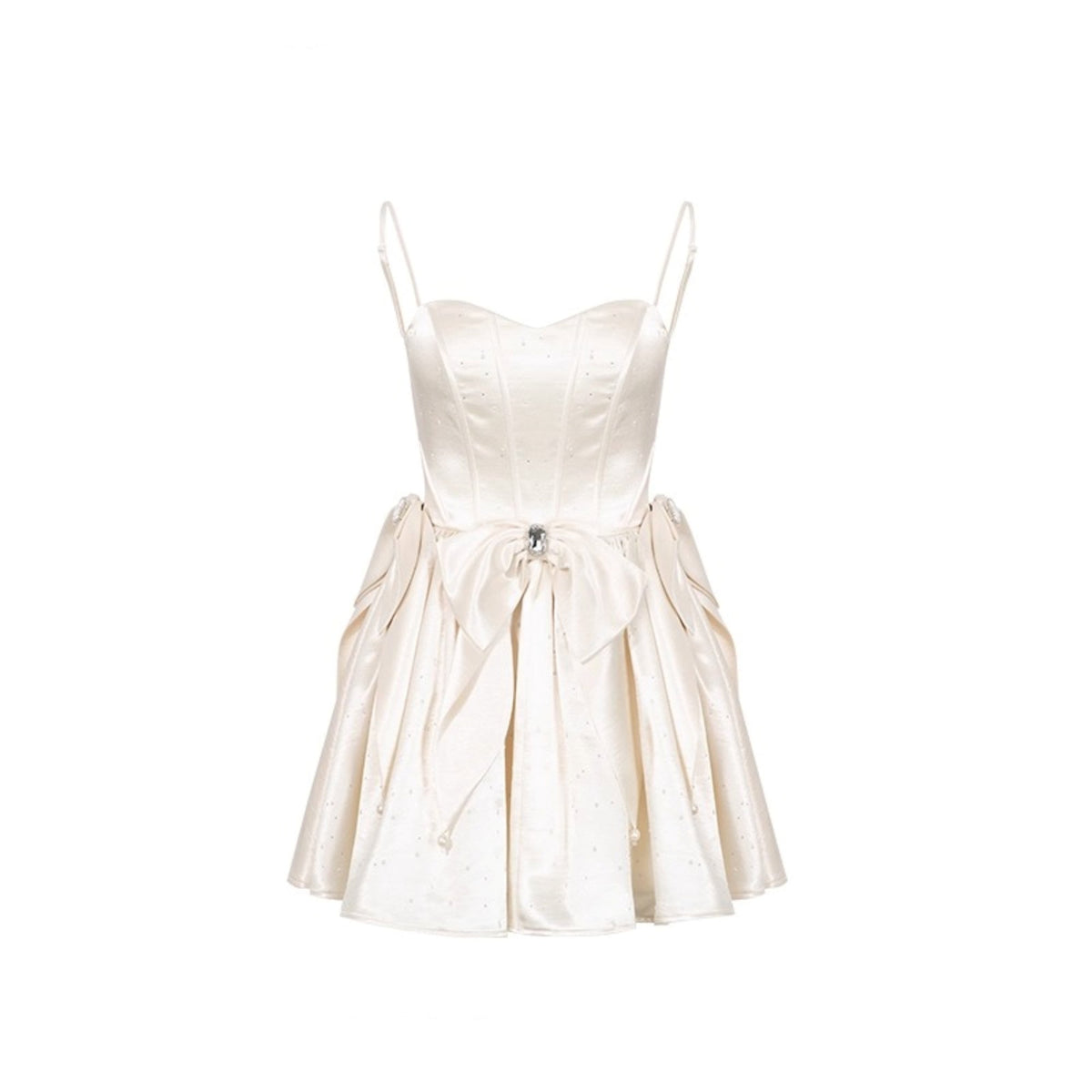 Princess Satin Tuxedo Dress