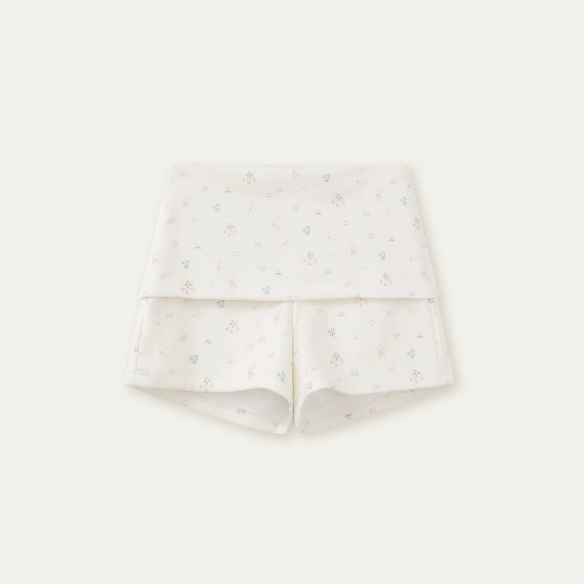 Printed Doll Collar Blouse Set-Up