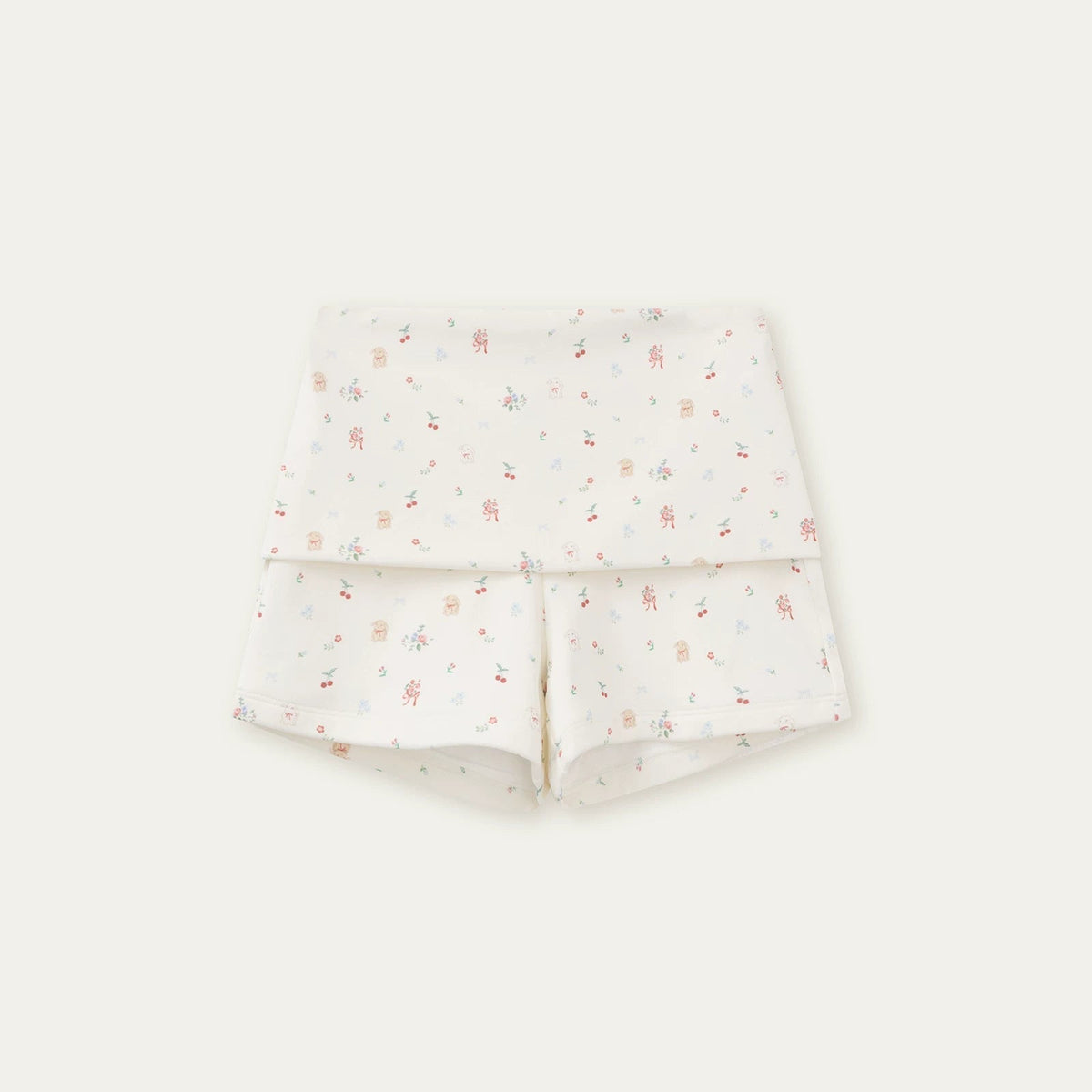 Printed Doll Collar Blouse Set-Up