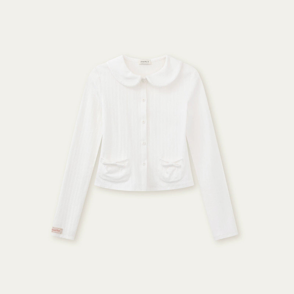 Printed Doll Collar Blouse Set-Up