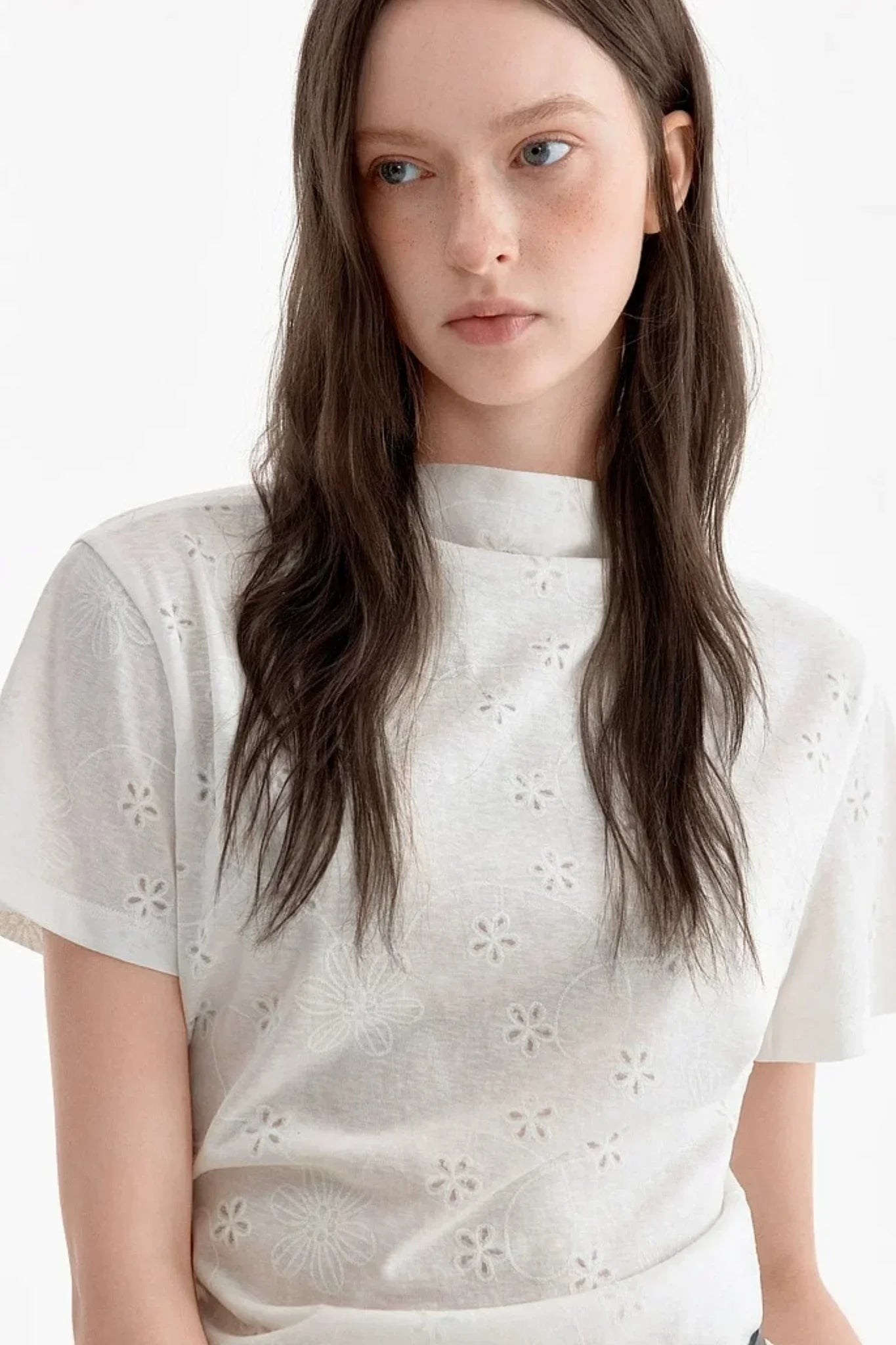Printed Flutter Sleeve Top