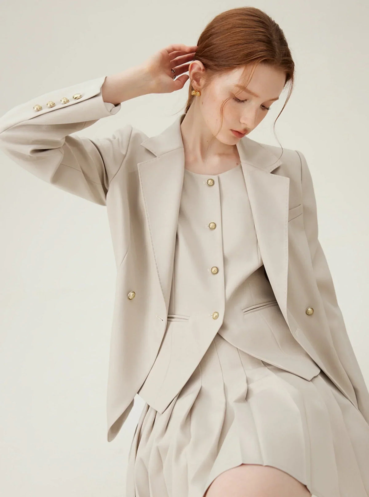Professional Commuter Three-Piece Suit Set-Up