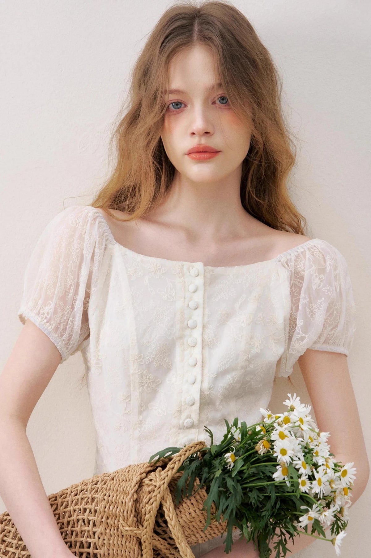 Puff Sleeve Floral Dress