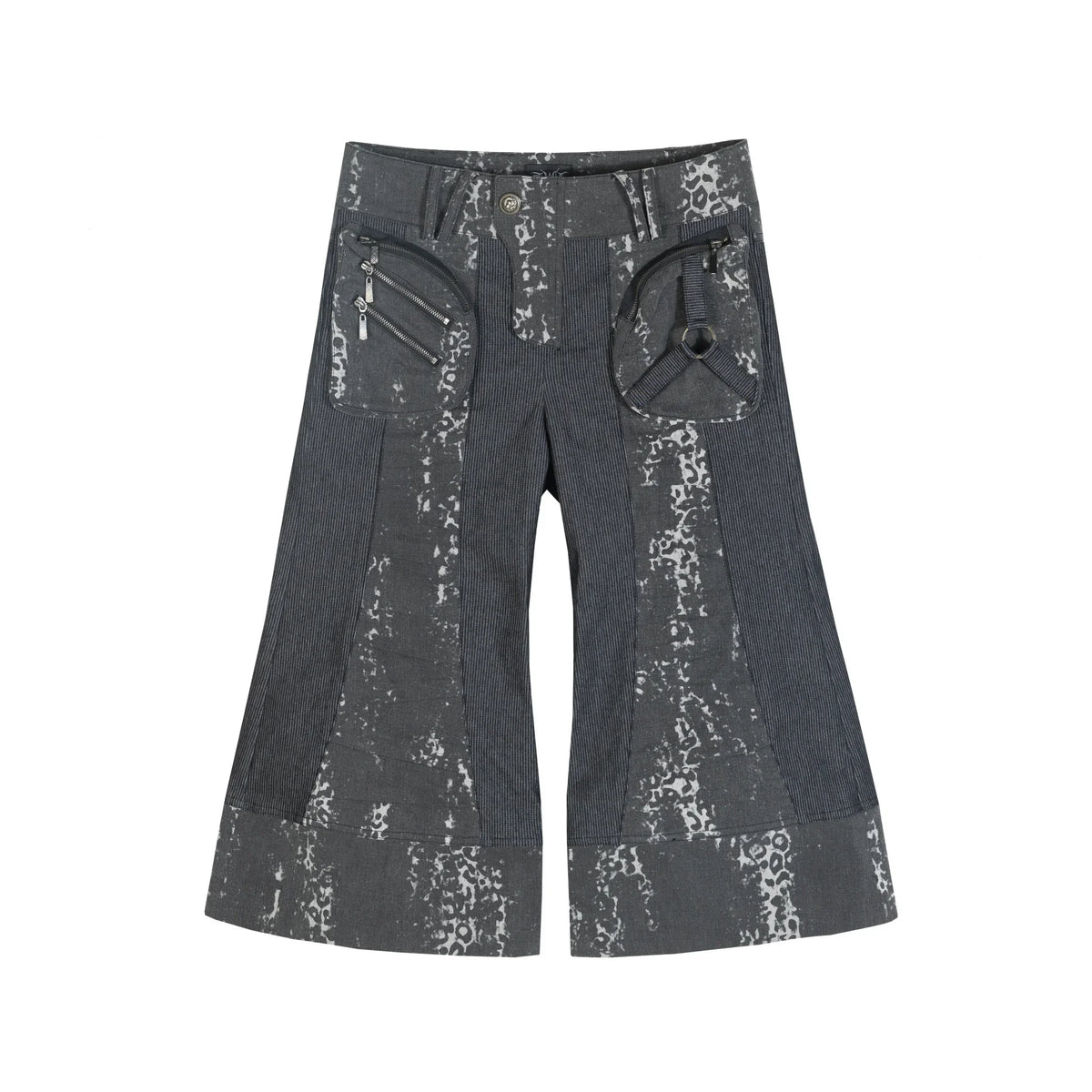 Punk Dark Flared Pants