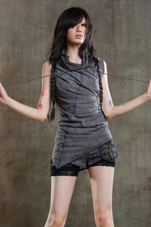 Punk Pleated Vest