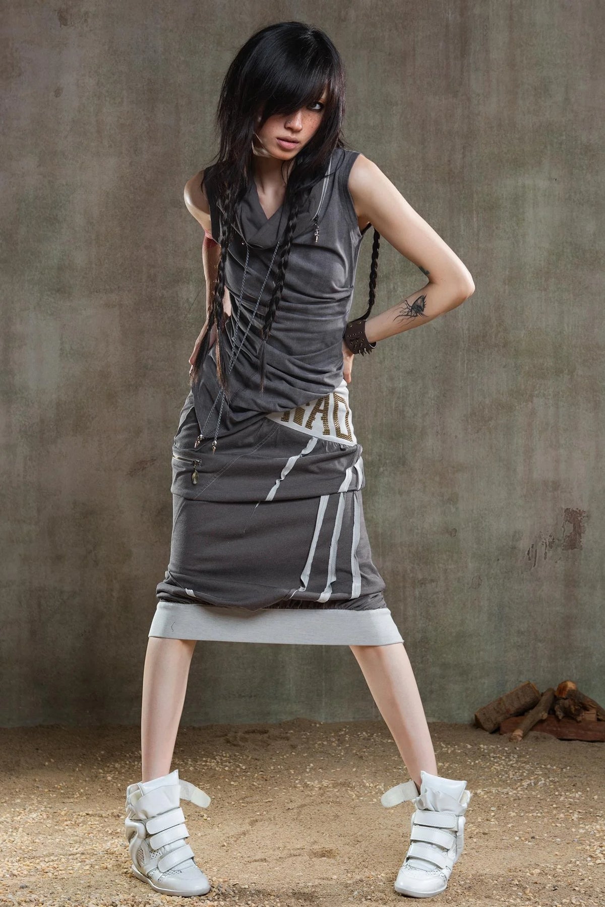 Punk Pleated Vest