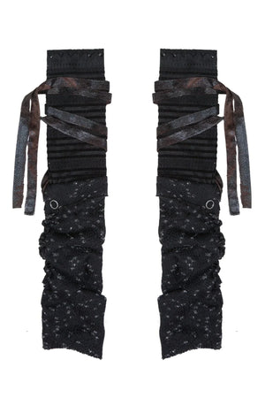 Punk Rock Stitched Wool Socks