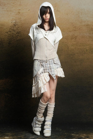 Punk Tiered Lace Skirt