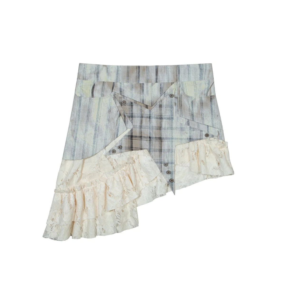 Punk Tiered Lace Skirt