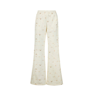 Puppy Graffiti Flare Pants