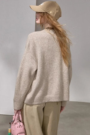 Puppy Jacquard Cloud Sweater