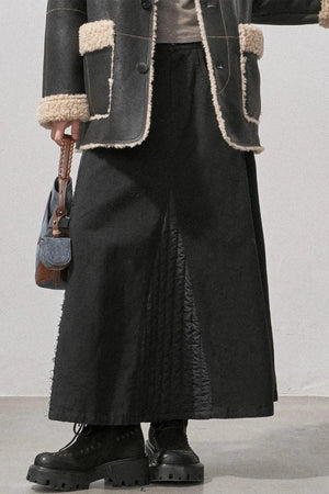 Pure Cotton Asymmetrical Skirt