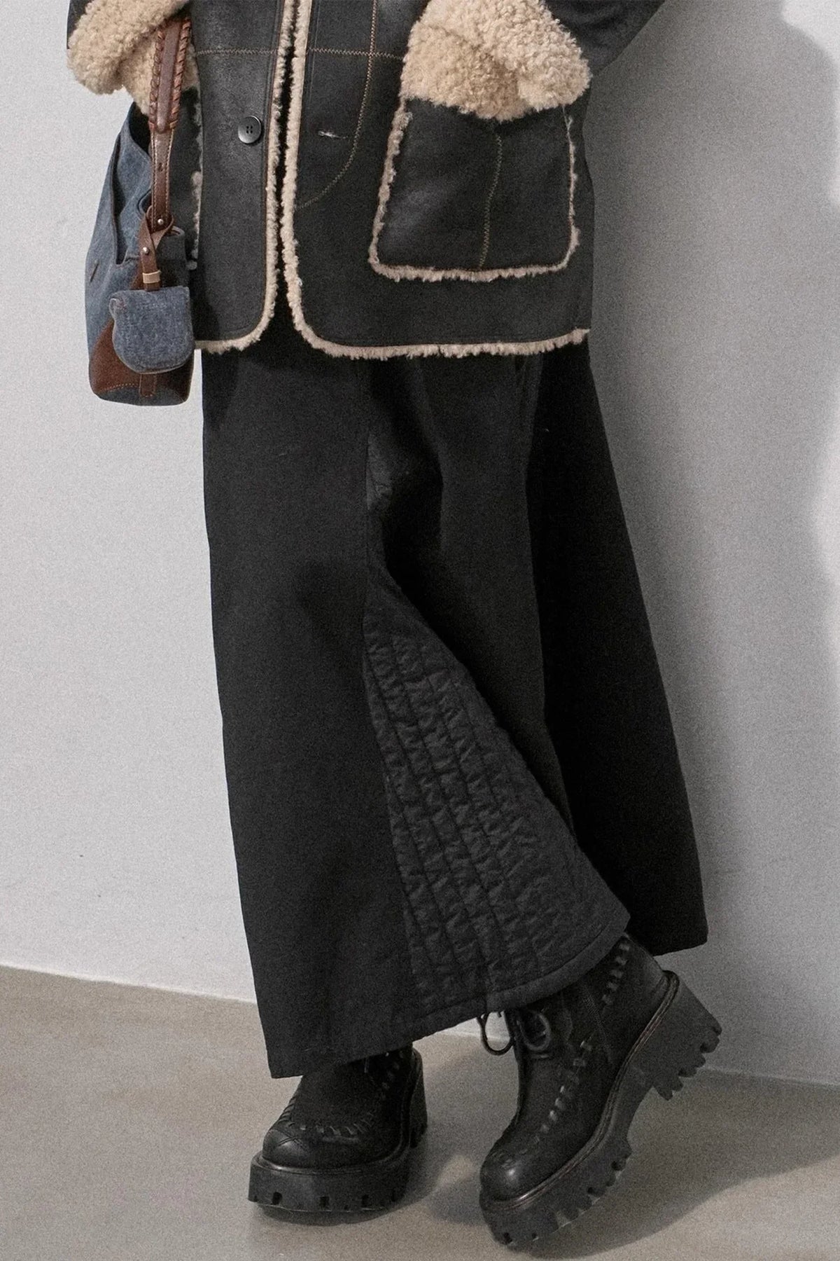 Pure Cotton Asymmetrical Skirt