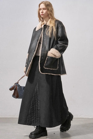 Pure Cotton Asymmetrical Skirt