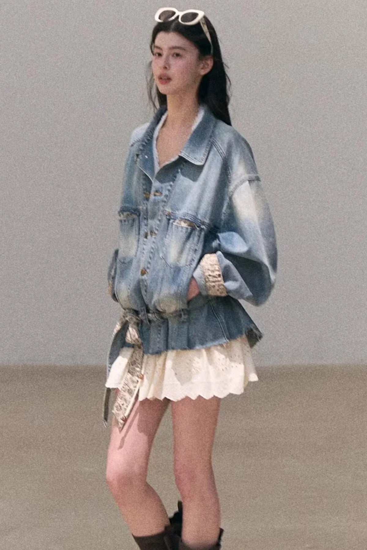 Pure Cotton Embroidered Skirt