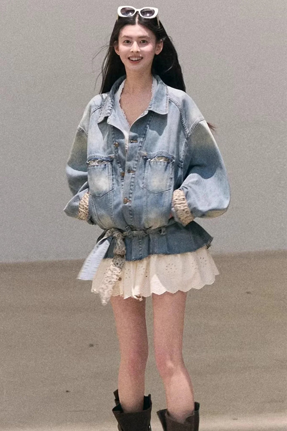 Pure Cotton Embroidered Skirt
